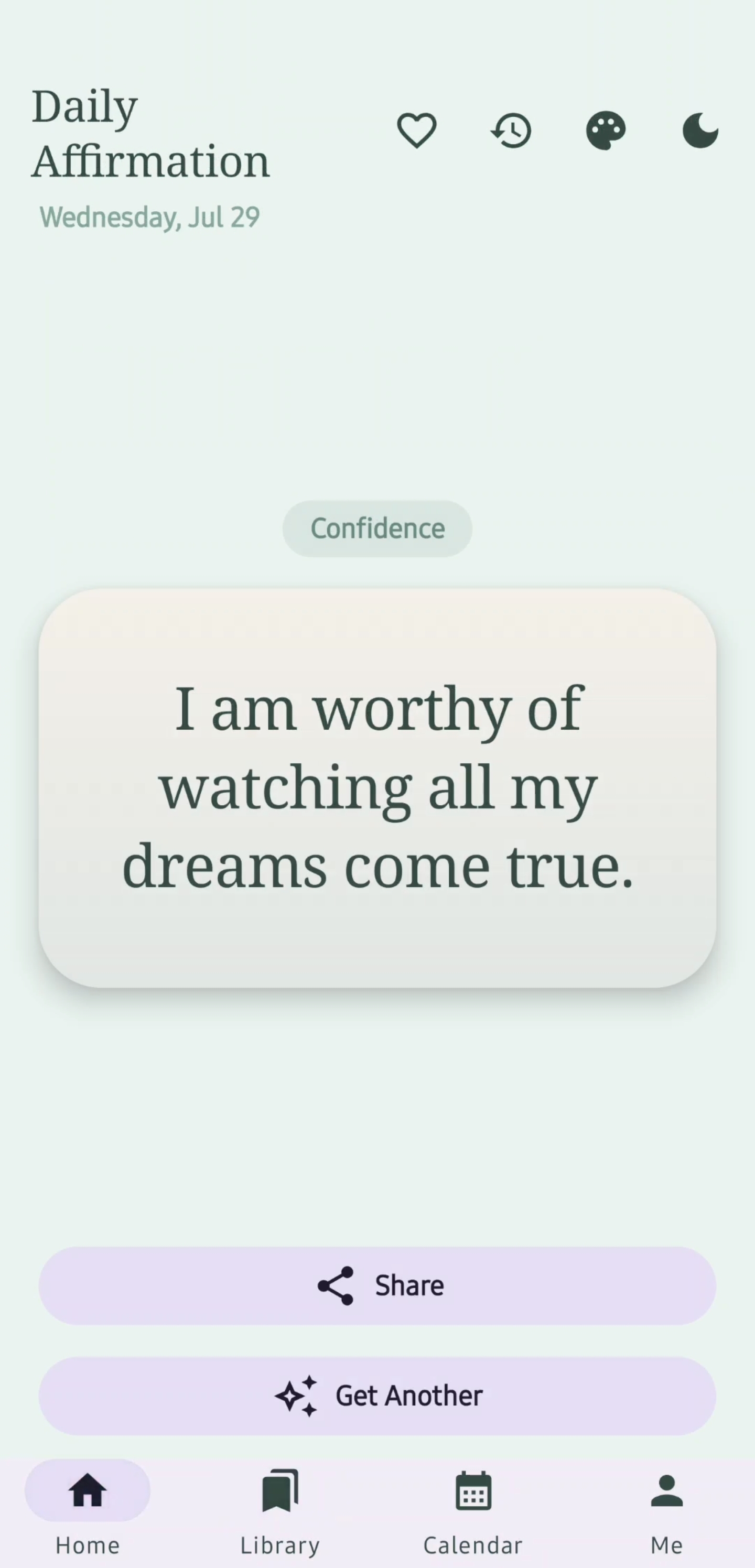 Daily Affirmation — gallery